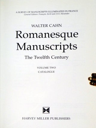 Romanesque Manuscripts: The Twelfth Century (2 Volume set)