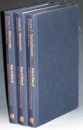 Essays in Honor of Edmond Malinvaud (3 Volume set)
