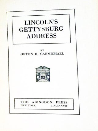 Lincoln's Gettysburg Address