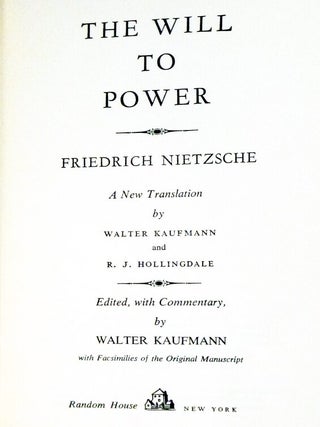 The Will to Power